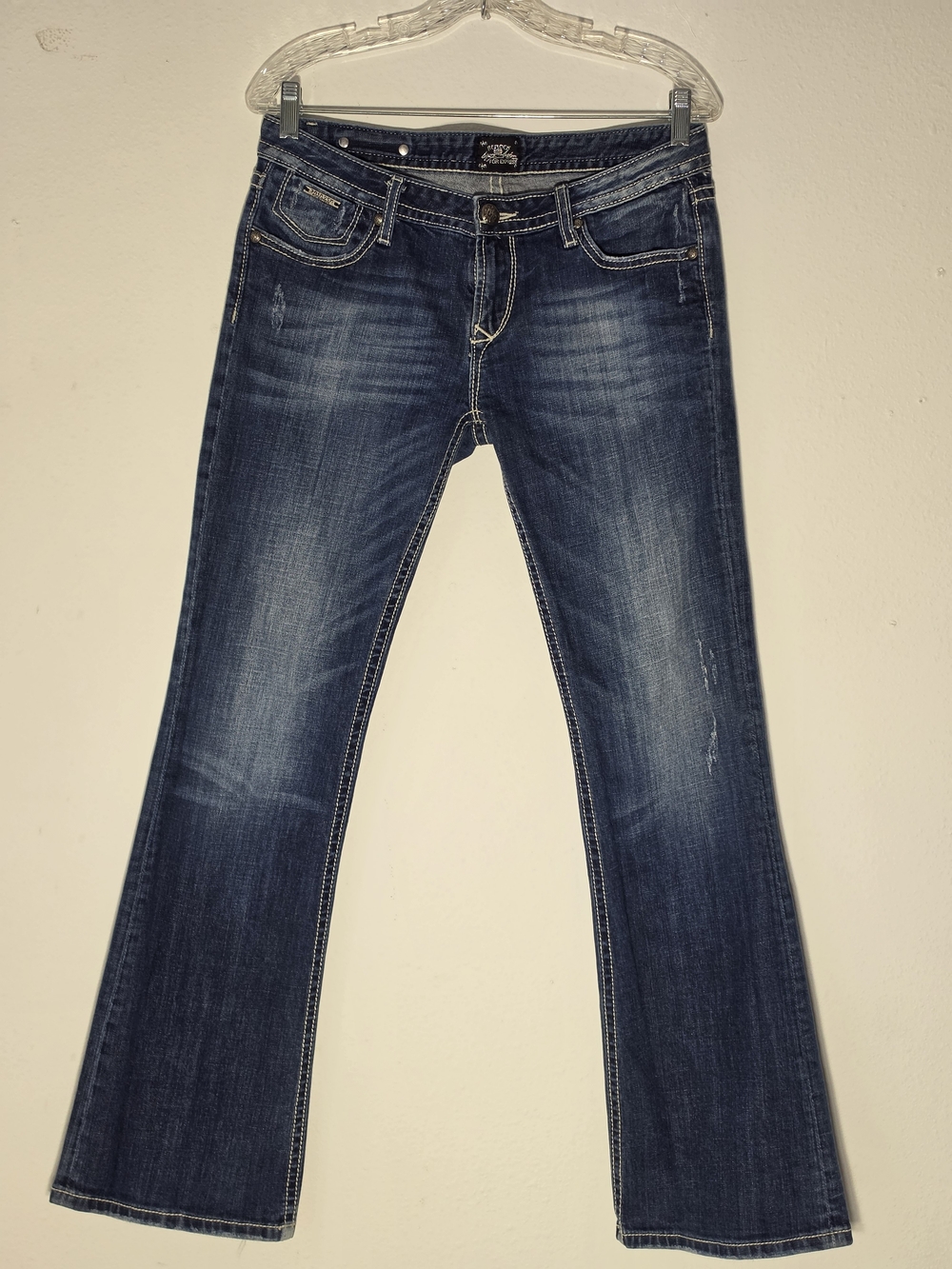 Rerock For Express Bootcut Womens 10R Dark Wash Denim